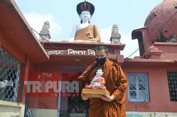 Tripura prays to Lord Budhha amid COVID19 pandemic, Devotees prayed from Homes